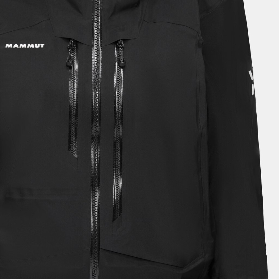 eiger free advanced hs kapuzenjacke damen schwarz