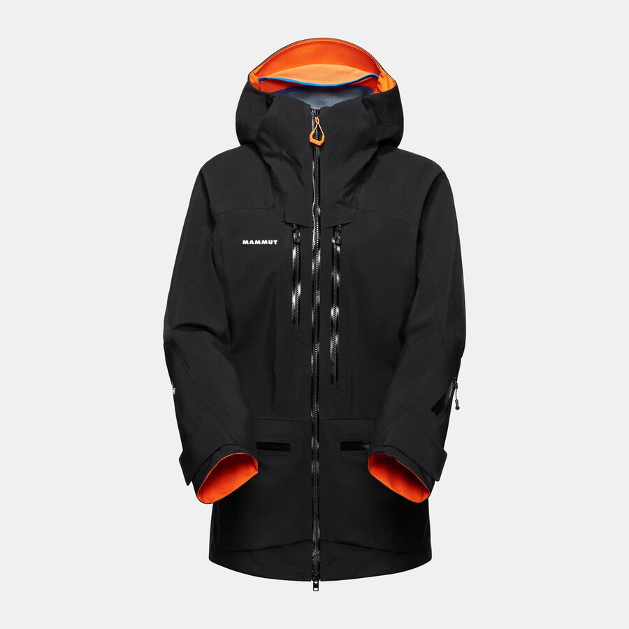 eiger free pro hs kapuzenjacke damen schwarz