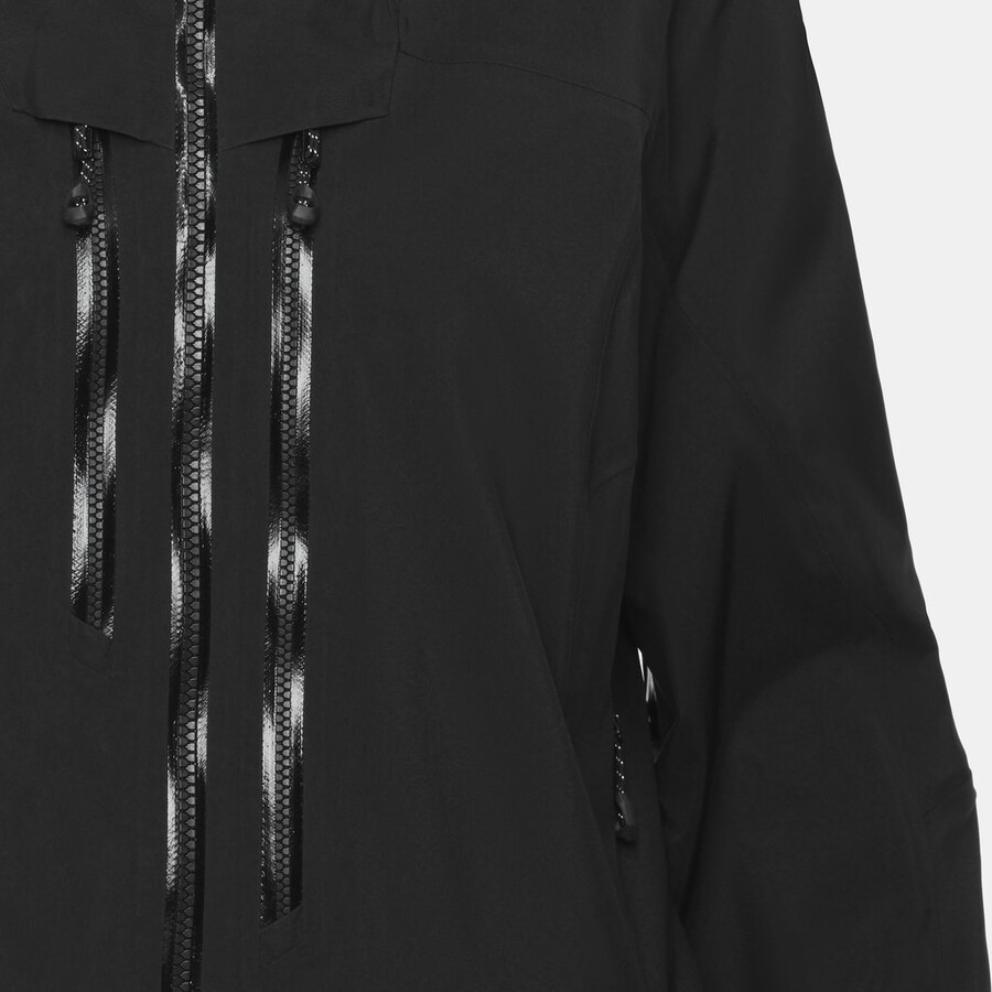 eiger free pro hs kapuzenjacke damen schwarz
