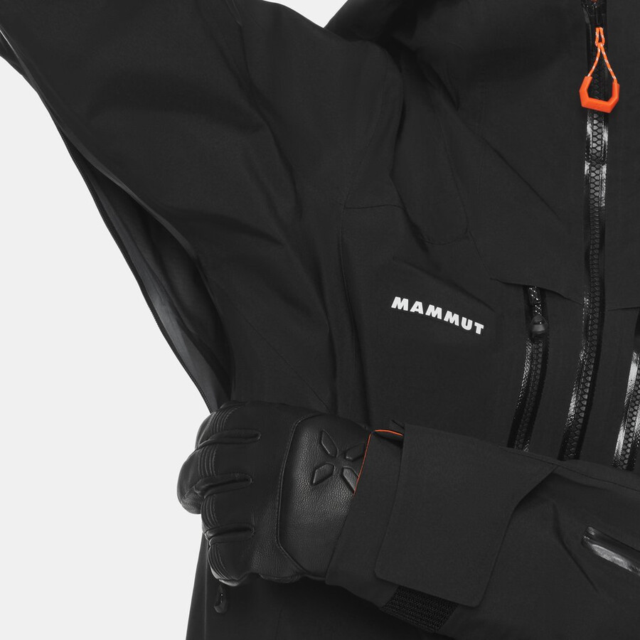eiger free pro hs kapuzenjacke damen schwarz