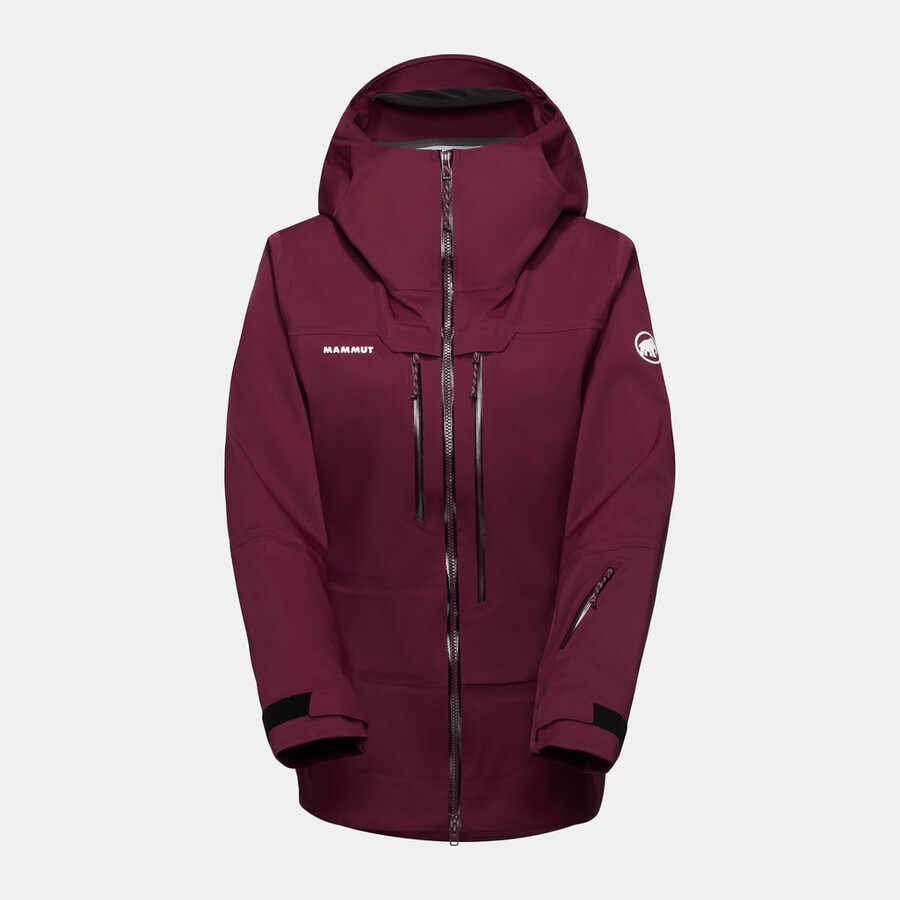 haldigrat light hs kapuzenjacke damen schwarz
