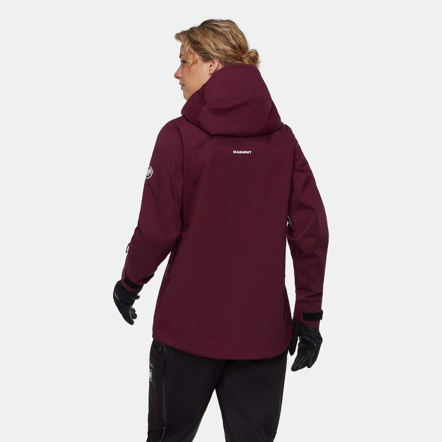 haldigrat light hs kapuzenjacke damen schwarz