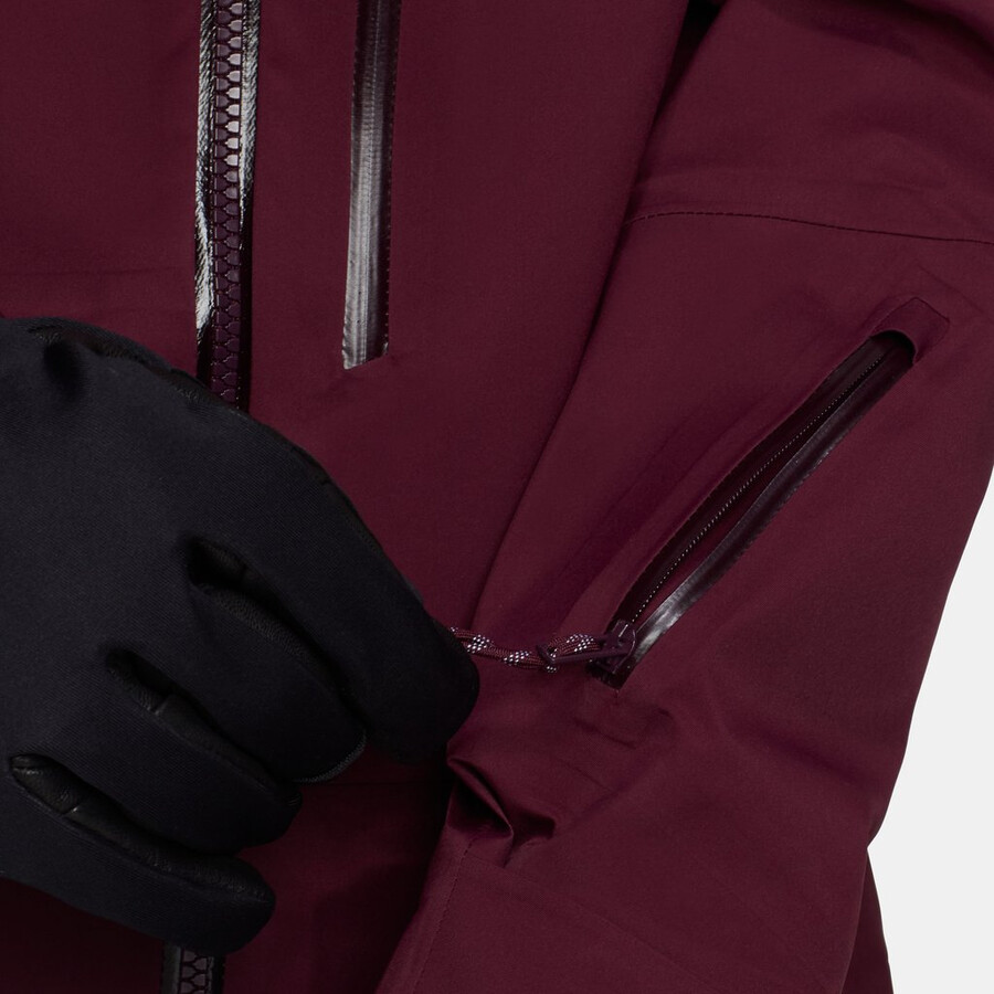 haldigrat light hs kapuzenjacke damen schwarz
