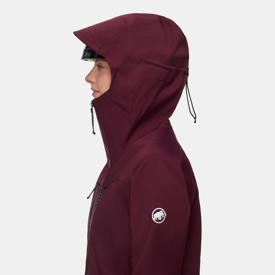 haldigrat light hs kapuzenjacke damen schwarz