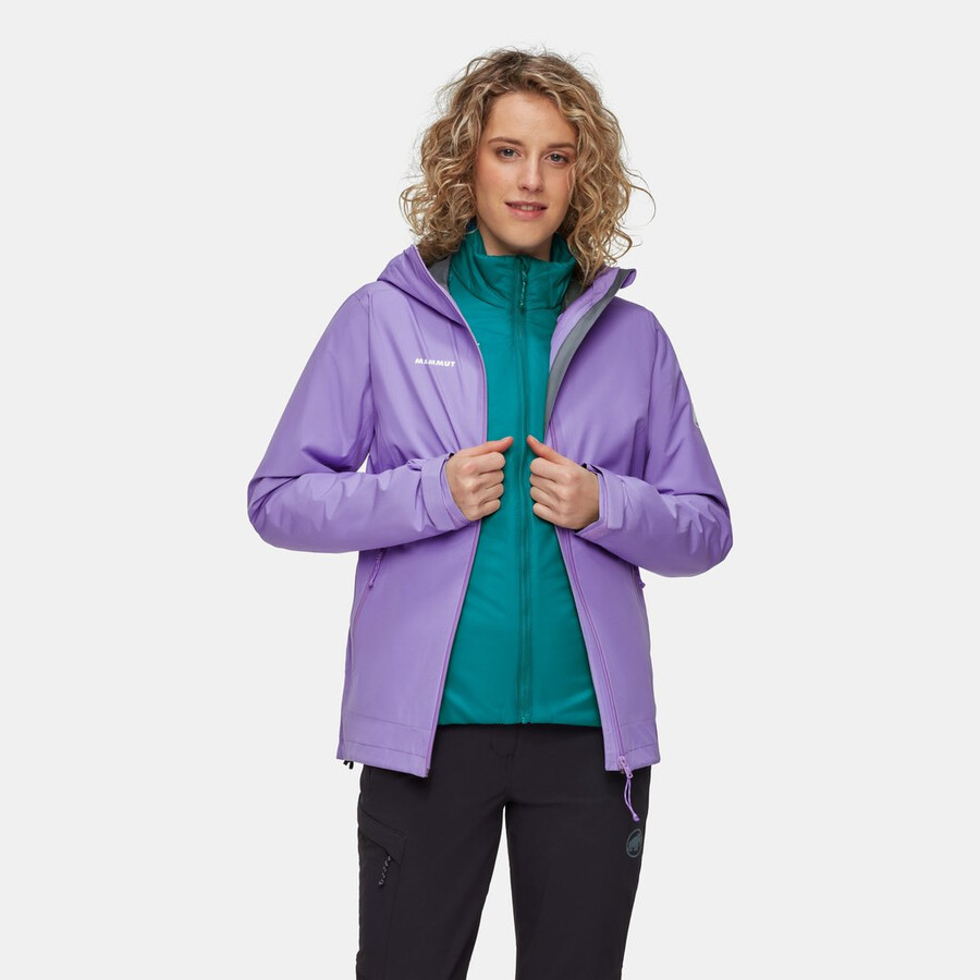 alto light 3-in-1 hs kapuzenjacke damen lavandin-tiefpetrol