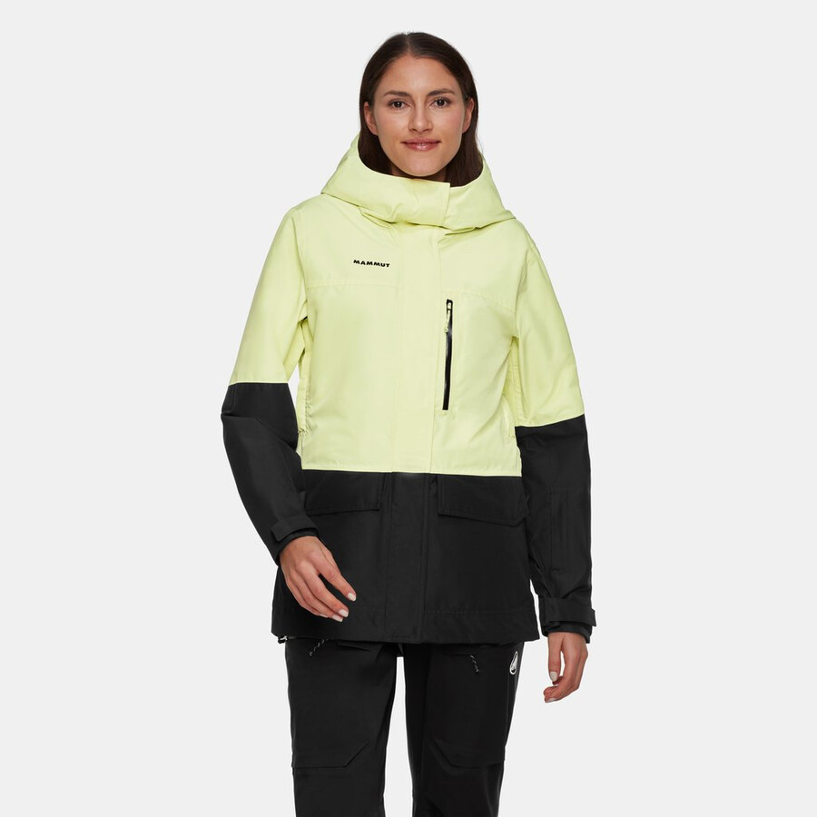 fall line hs thermo kapuzenjacke damen sulai-schwarz