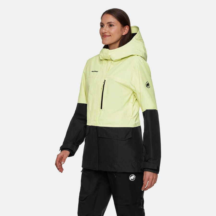 fall line hs thermo kapuzenjacke damen sulai-schwarz