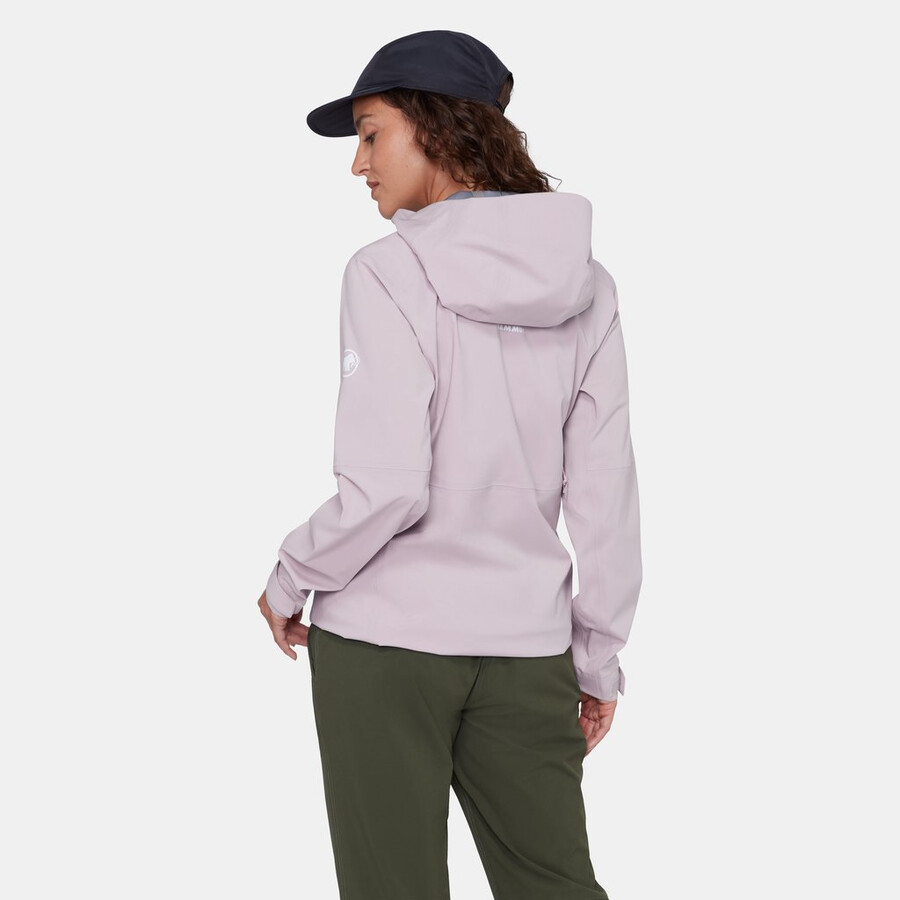 linard guide hs kapuzenjacke damen mammut rot-vin