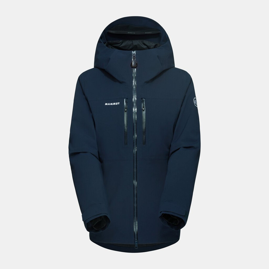stoney hs thermo kapuzenjacke damen marine