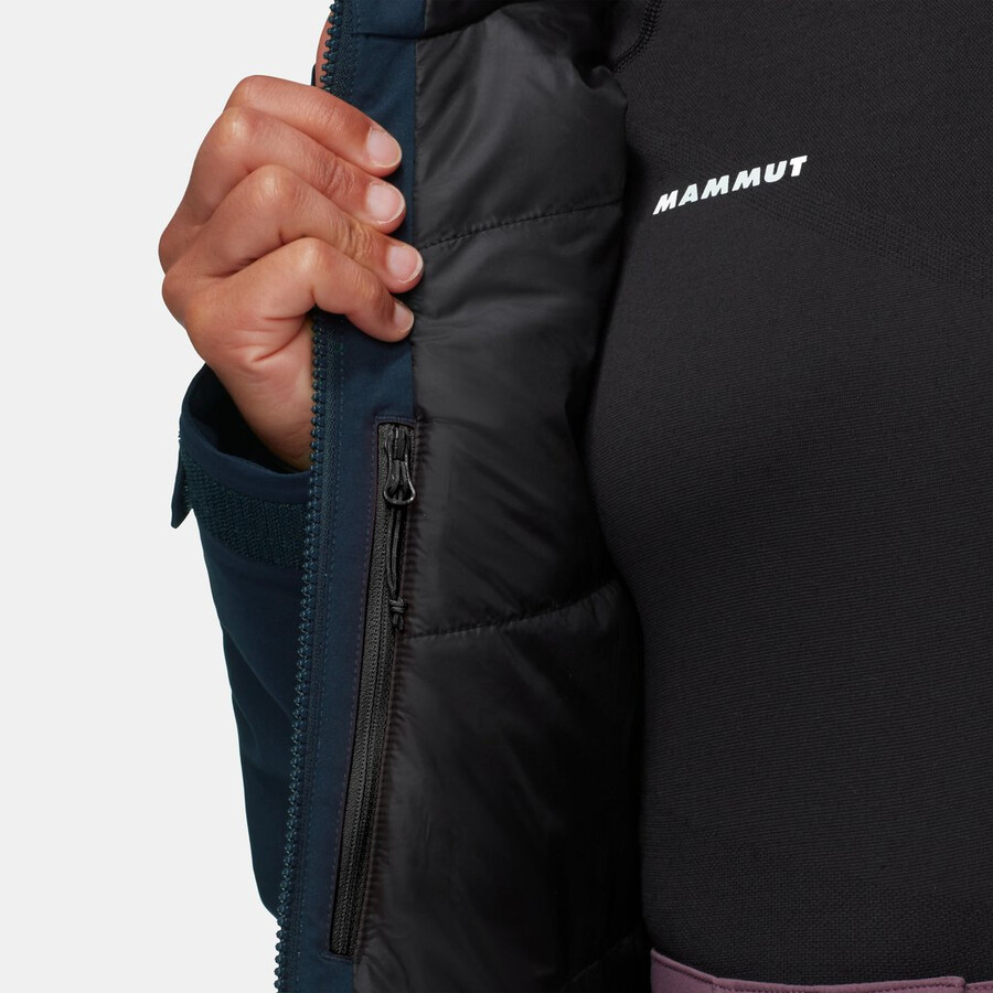 stoney hs thermo kapuzenjacke damen marine