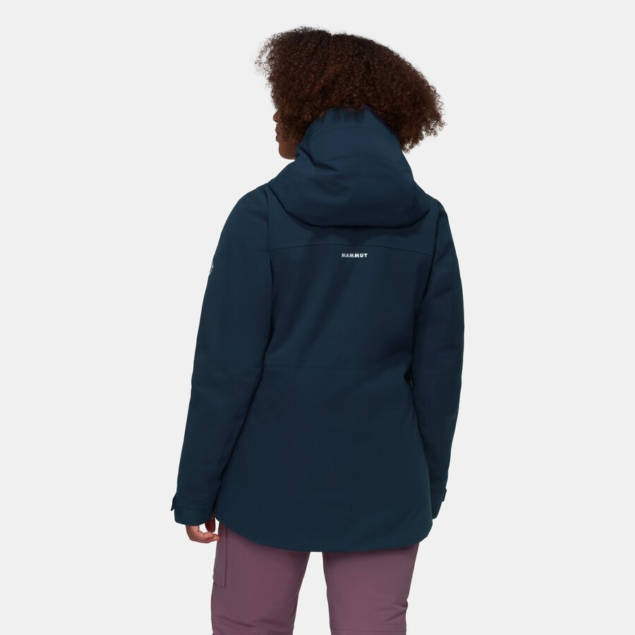 stoney hs thermo kapuzenjacke damen marine