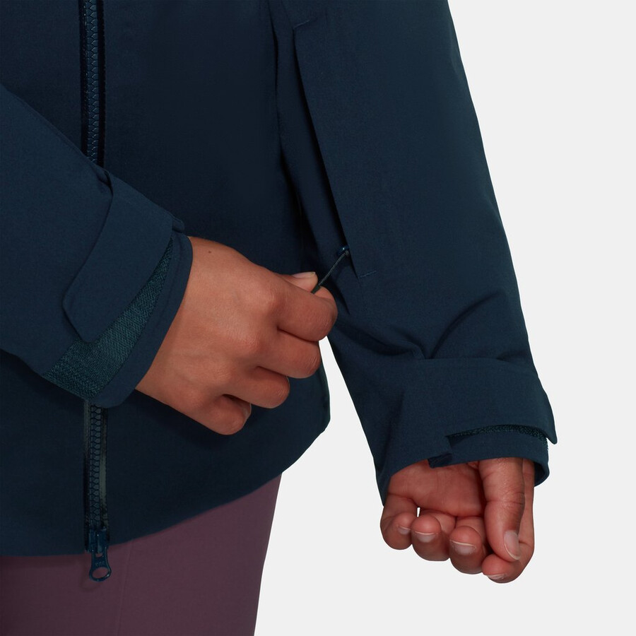 stoney hs thermo kapuzenjacke damen marine