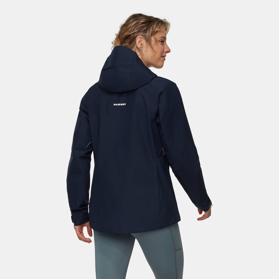 treeline hs kapuzenjacke damen silbergrün