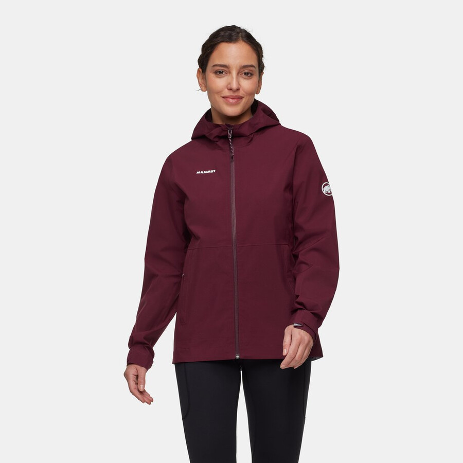linard light hs kapuzenjacke damen silbergrün