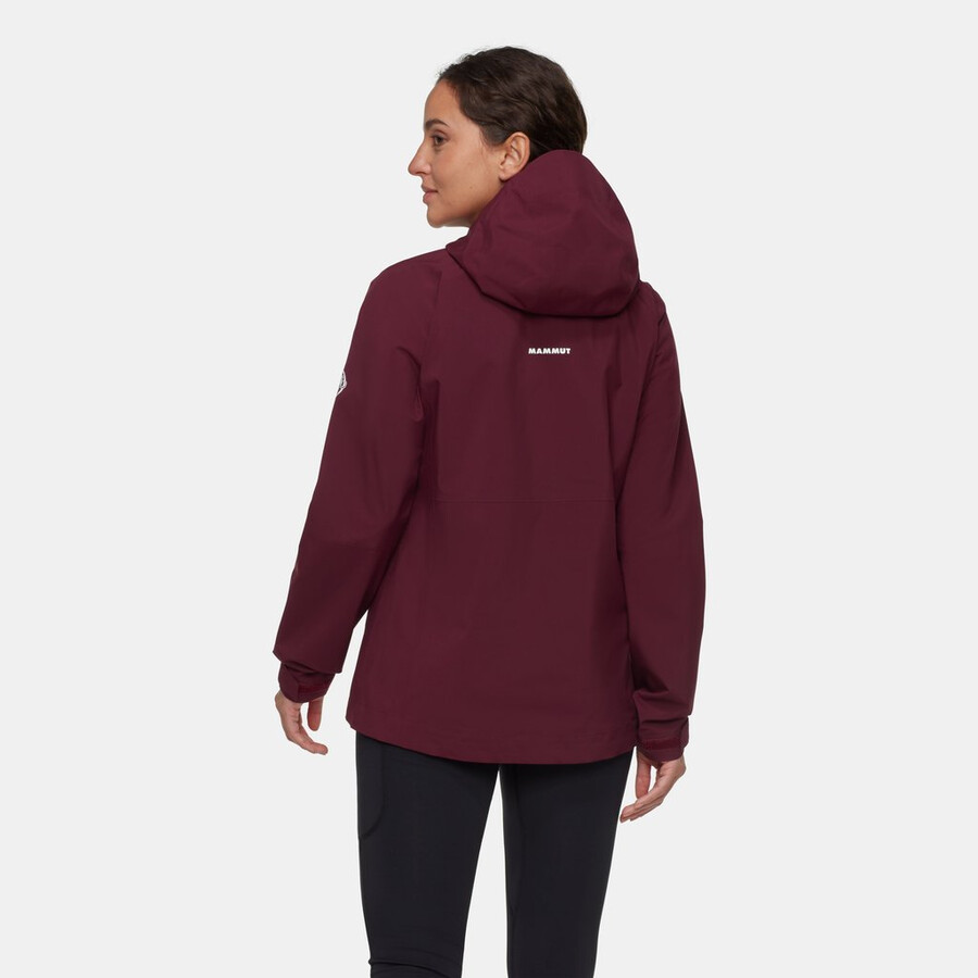 linard light hs kapuzenjacke damen silbergrün
