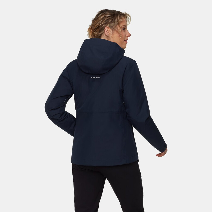 treeline 3-in-1 hs kapuzenjacke damen vin-schwarz