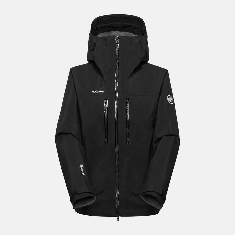 crater pro hs kapuzenjacke damen vin-schwarz