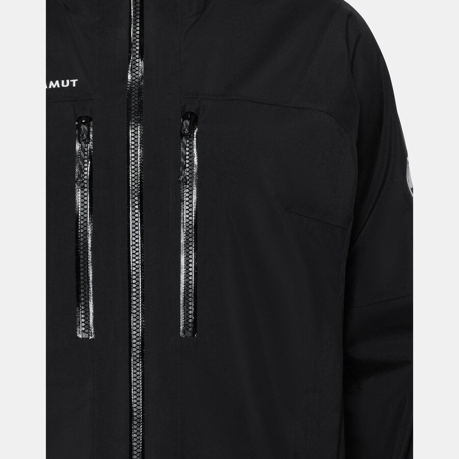 crater pro hs kapuzenjacke damen vin-schwarz