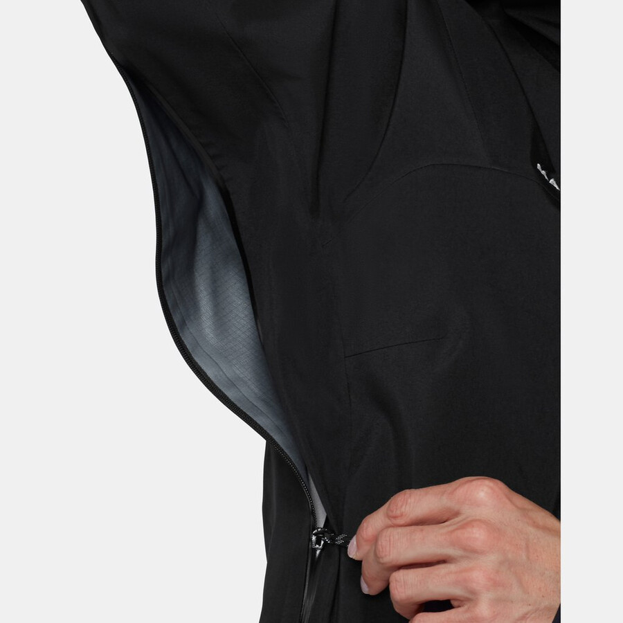 crater pro hs kapuzenjacke damen vin-schwarz