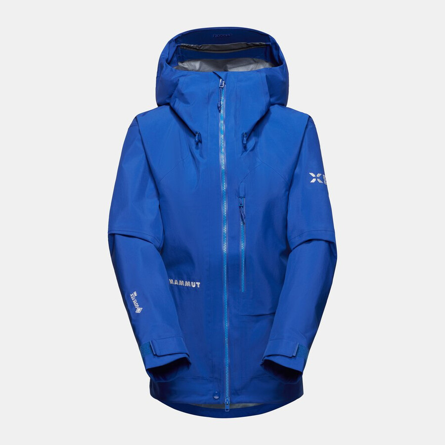 eiger nordwand advanced hs kapuzenjacke damen eiger blau