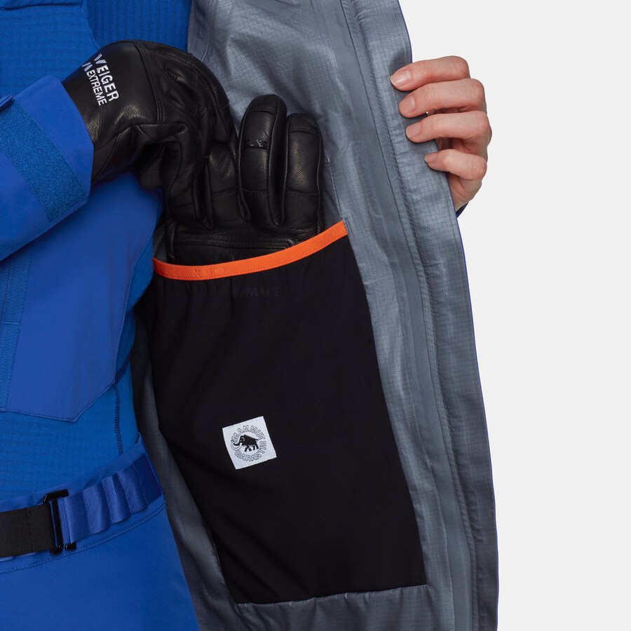 eiger nordwand advanced hs kapuzenjacke damen eiger blau