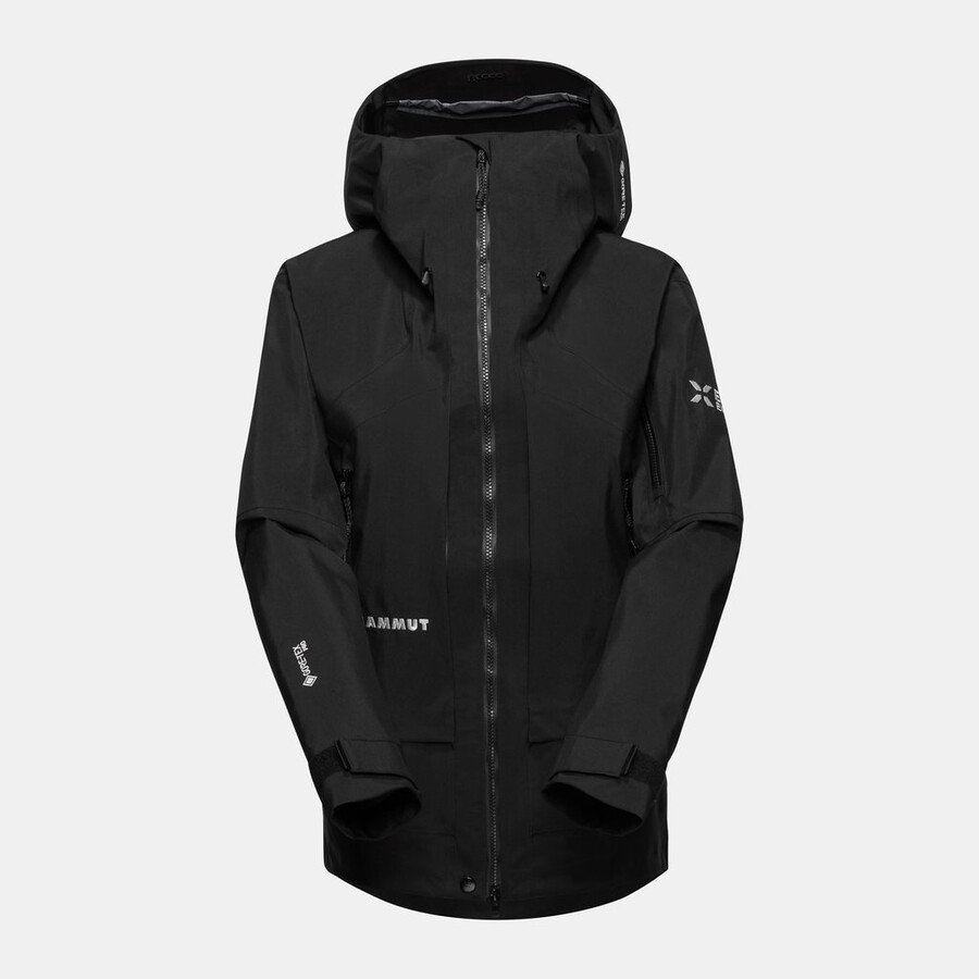 eiger nordwand pro hs kapuzenjacke damen schwarz
