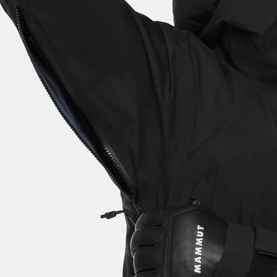 eiger nordwand pro hs kapuzenjacke damen schwarz