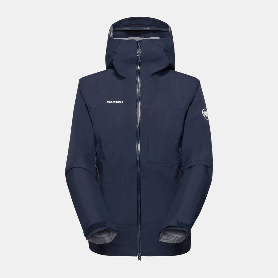 alto guide hs kapuzenjacke damen gletscherblau