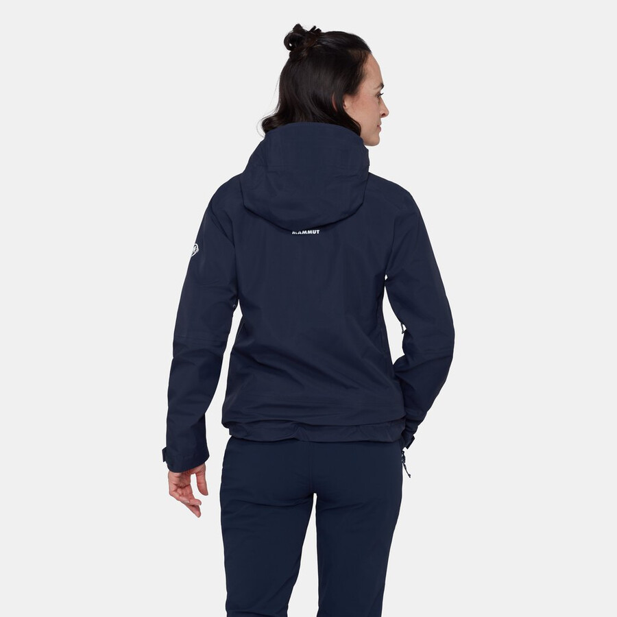 alto guide hs kapuzenjacke damen gletscherblau