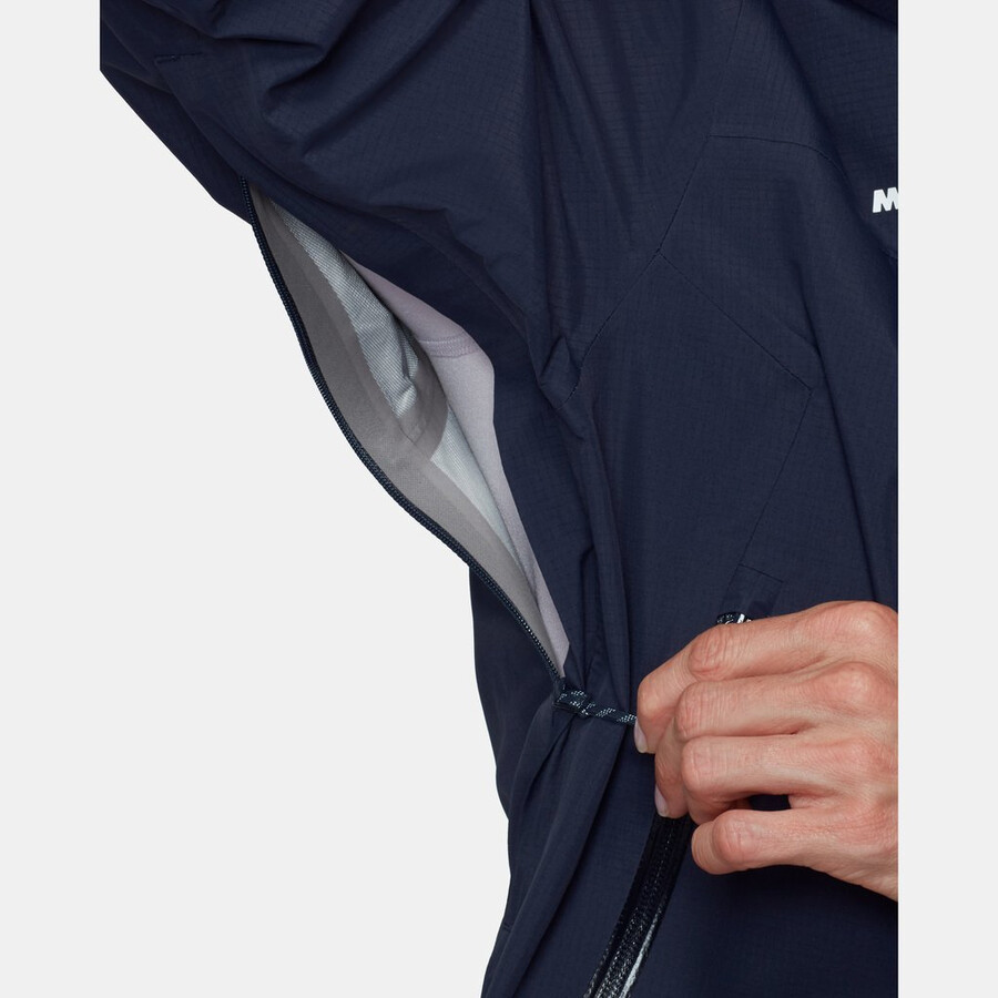 alto guide hs kapuzenjacke damen gletscherblau