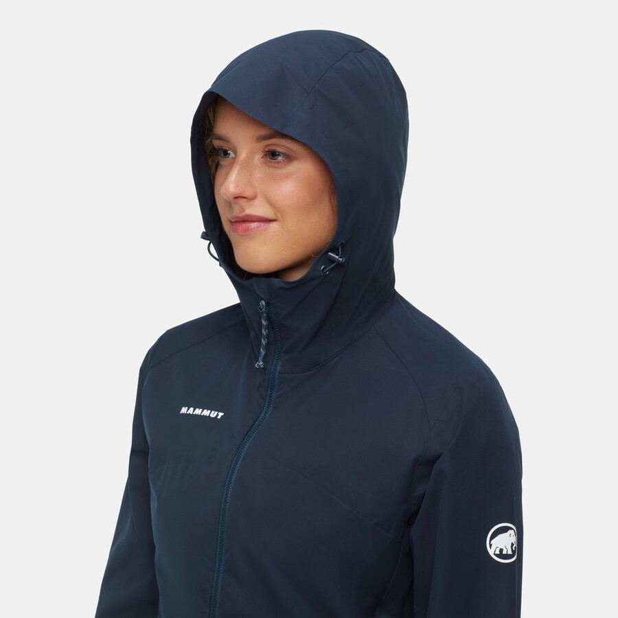 granite so kapuzenjacke damen marine