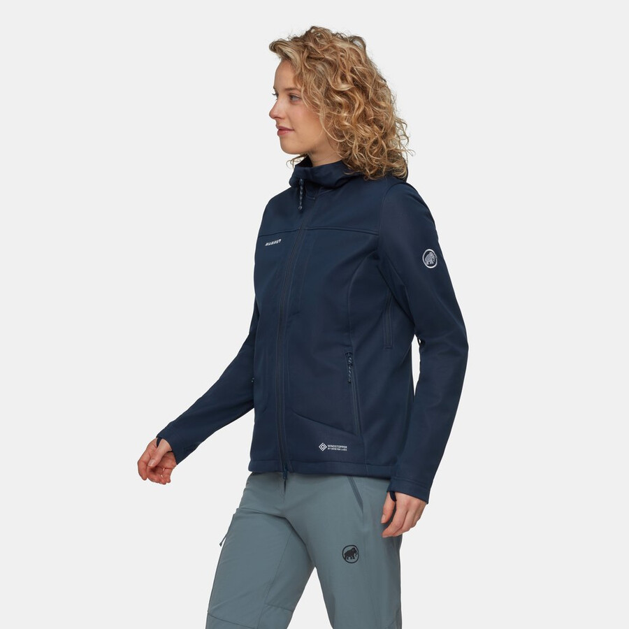 ultimate viii so kapuzenjacke damen vin-schwarz