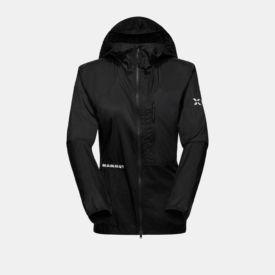 eiger nordwand advanced wb kapuzenjacke damen schwarz