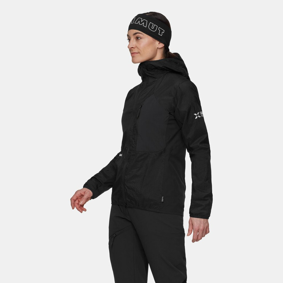 eiger nordwand advanced wb kapuzenjacke damen schwarz