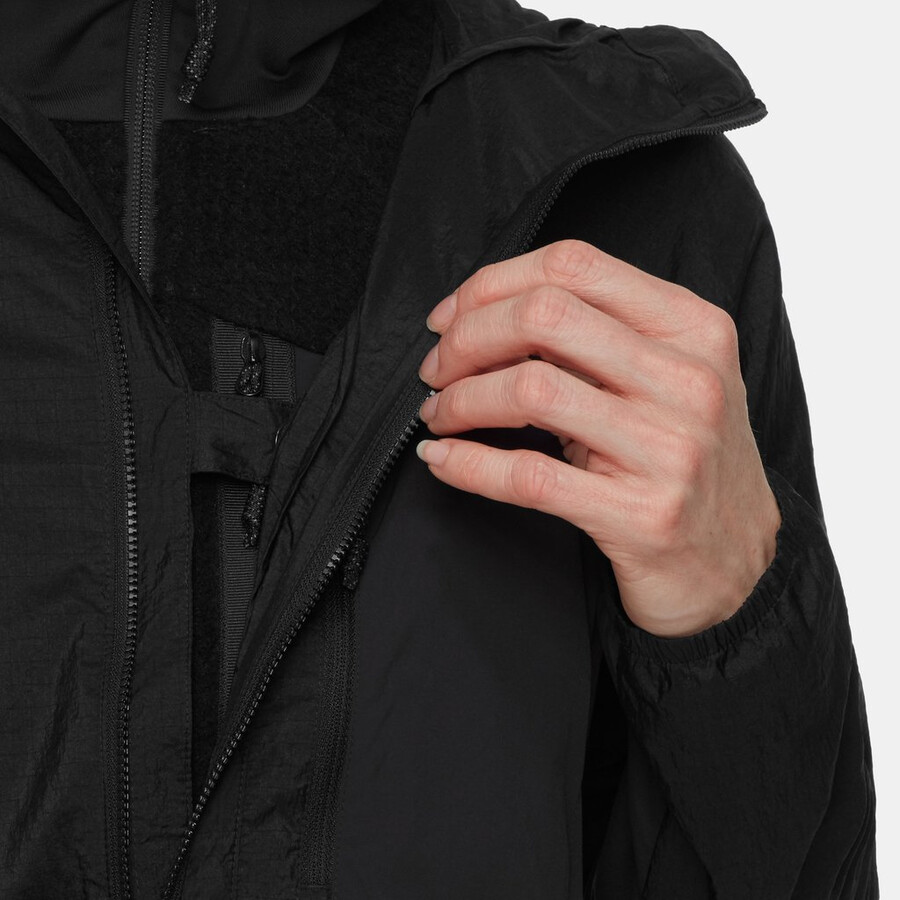eiger nordwand advanced wb kapuzenjacke damen schwarz