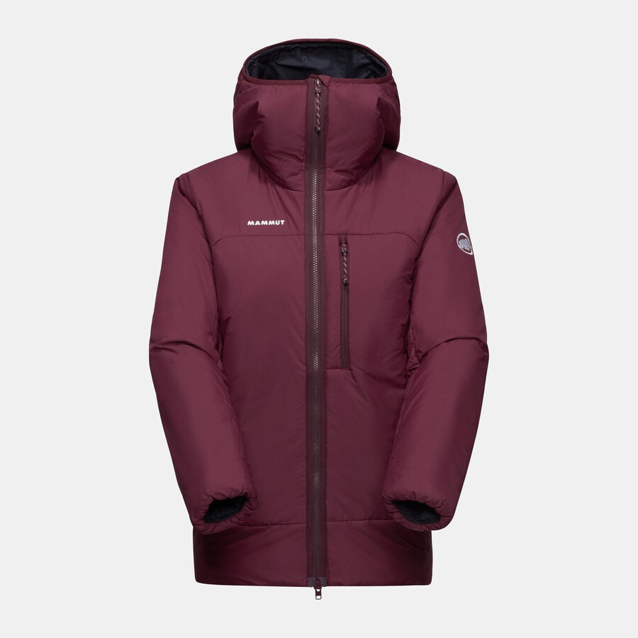 rime pro belay in kapuzenjacke damen vin-schwarz