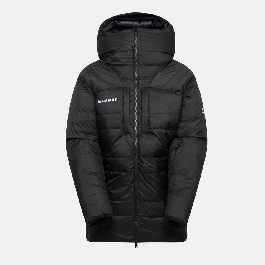 eiger nordwand pro daunenparka mit kapuze damen schwarz