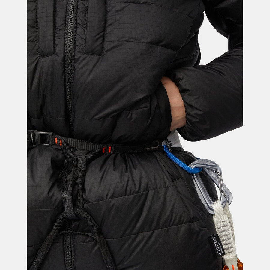 eiger nordwand pro daunenparka mit kapuze damen schwarz