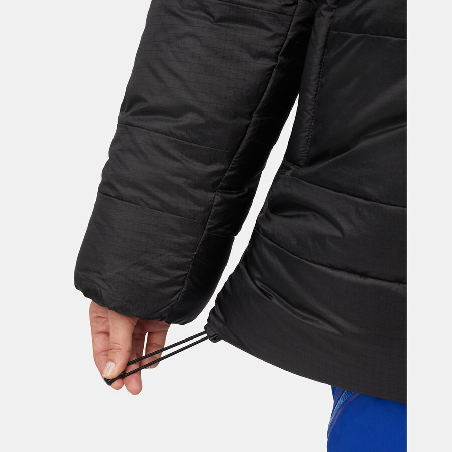 eiger nordwand pro daunenparka mit kapuze damen schwarz