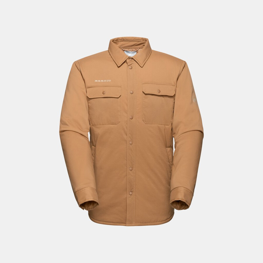 seon in overshirt claystone