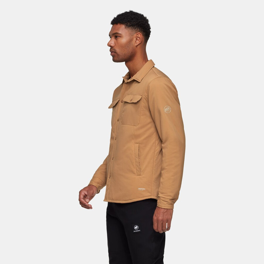 seon in overshirt claystone
