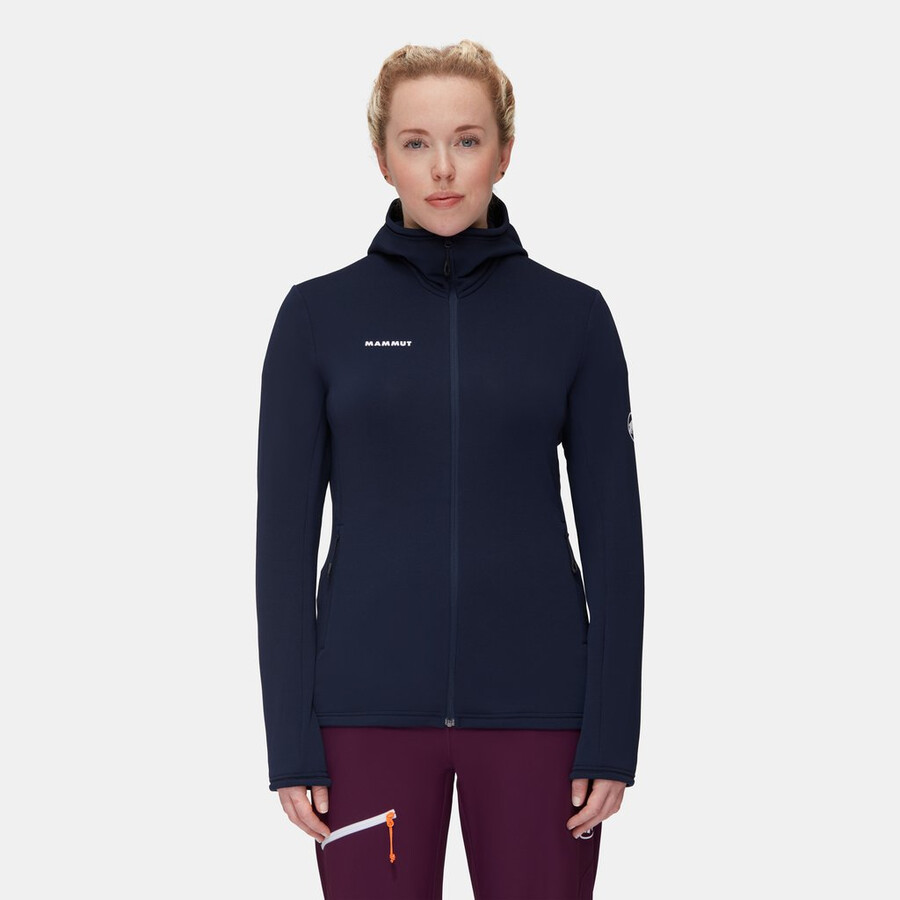 aconcagua light ml kapuzenjacke damen marine