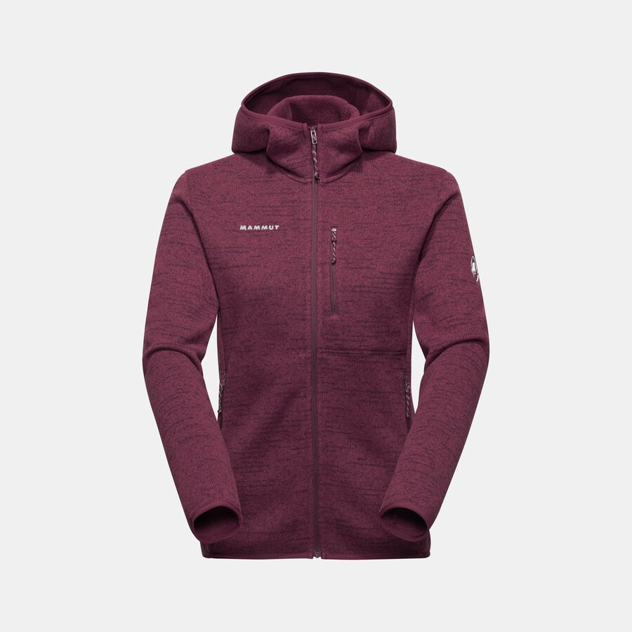 arctic iv ml kapuzenjacke damen vin melange