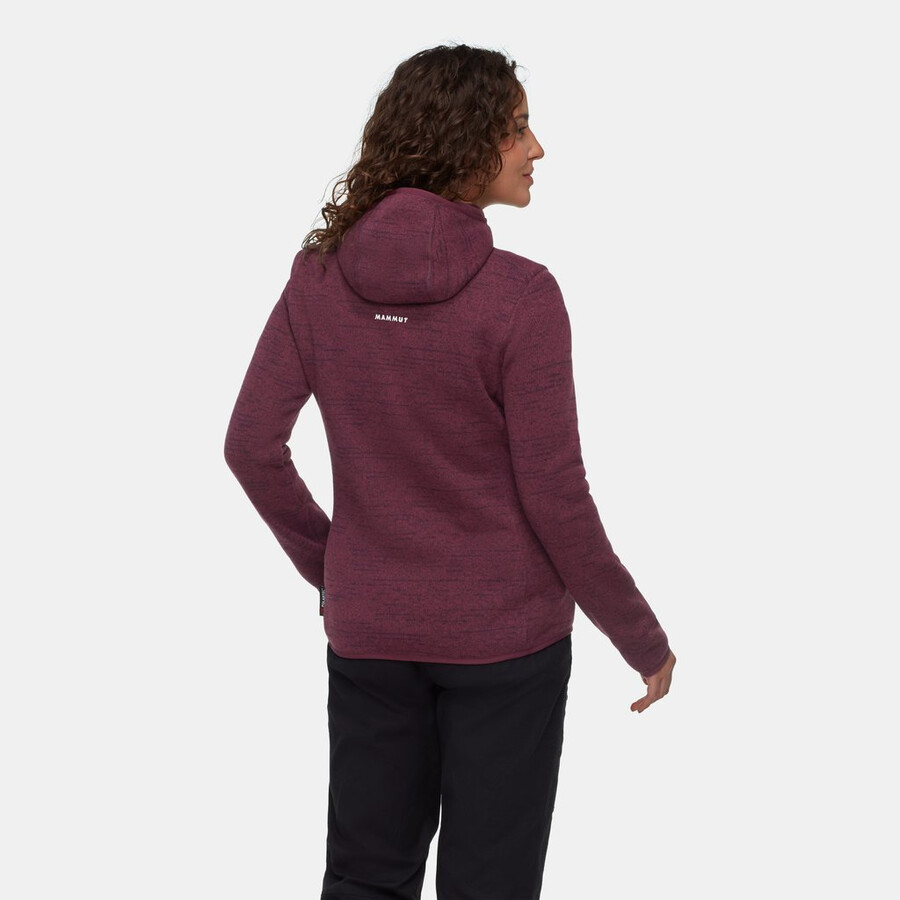 arctic iv ml kapuzenjacke damen vin melange