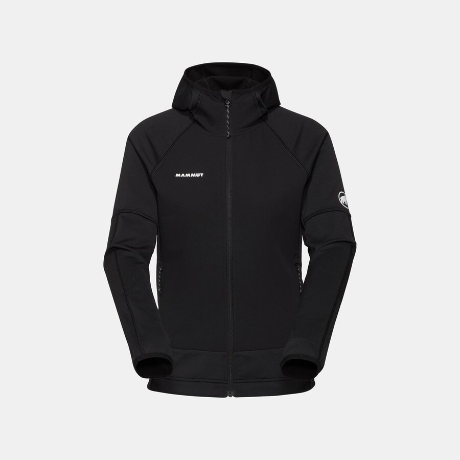 massone ml kapuzenjacke damen vin-schwarz