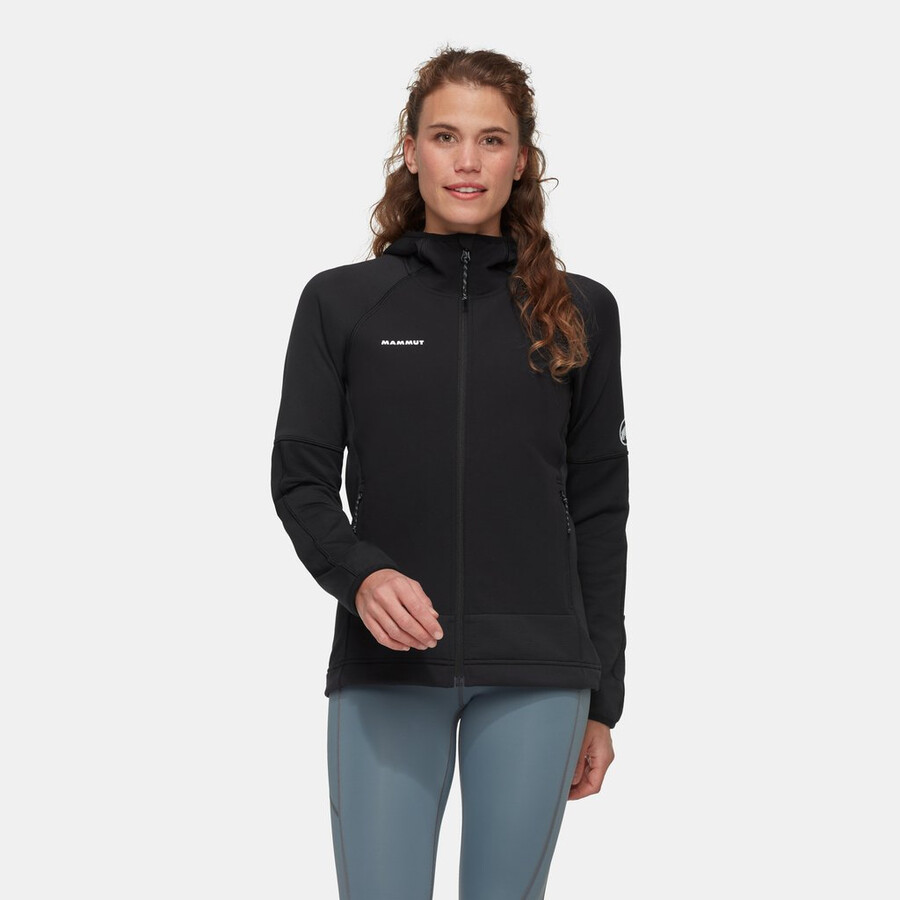 massone ml kapuzenjacke damen vin-schwarz