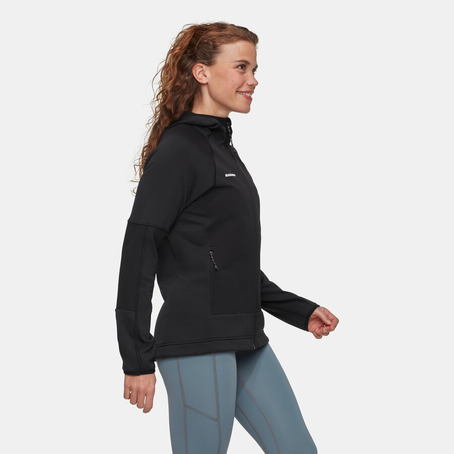 massone ml kapuzenjacke damen vin-schwarz