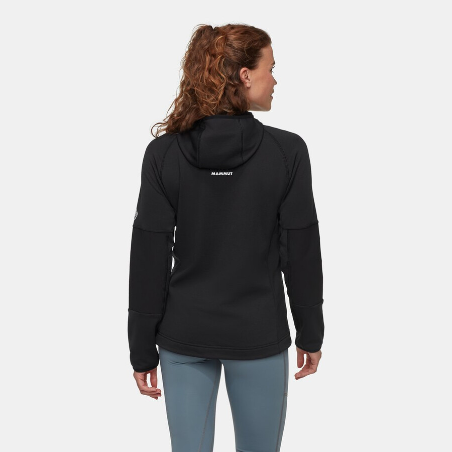 massone ml kapuzenjacke damen vin-schwarz