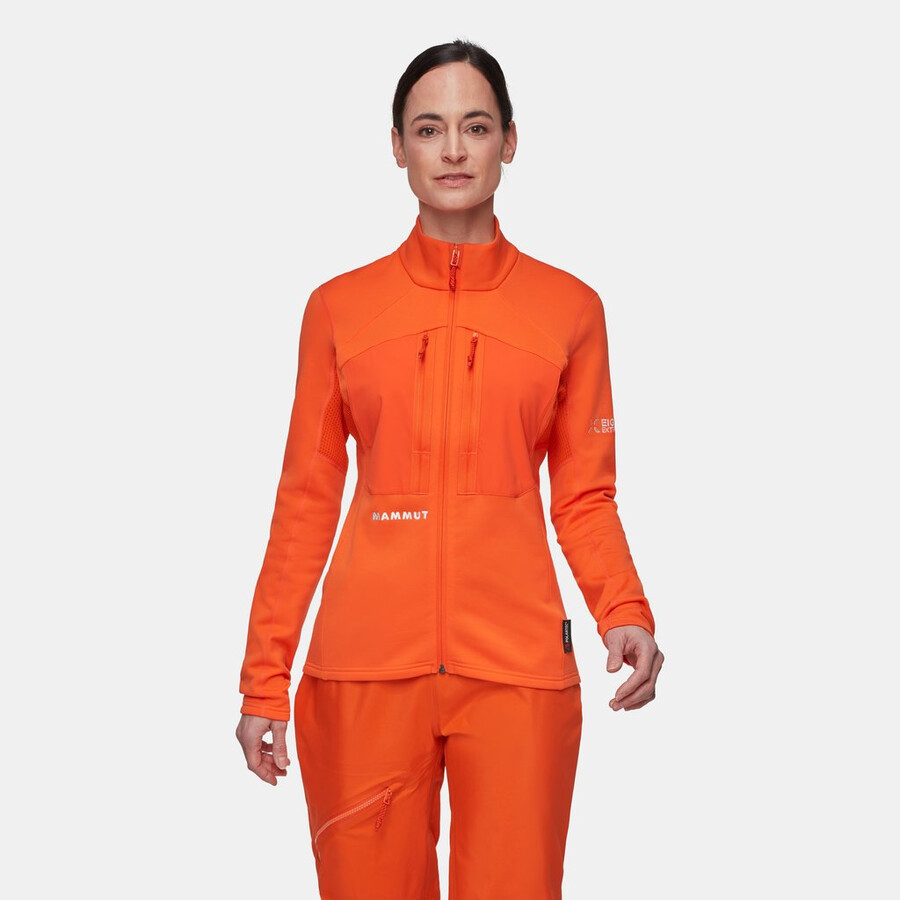 eiger nordwand advanced ml jacke damen eiger orange
