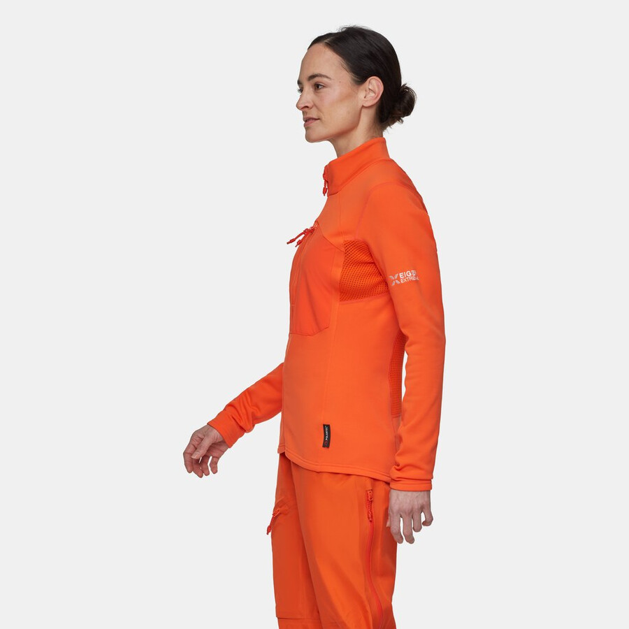 eiger nordwand advanced ml jacke damen eiger orange